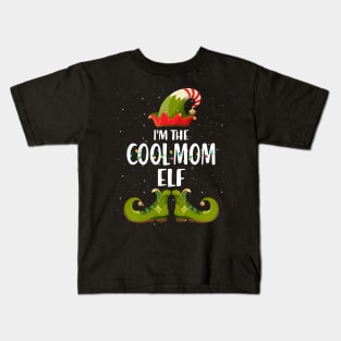 Im The Cool Mom Elf Christmas Kids T-Shirt